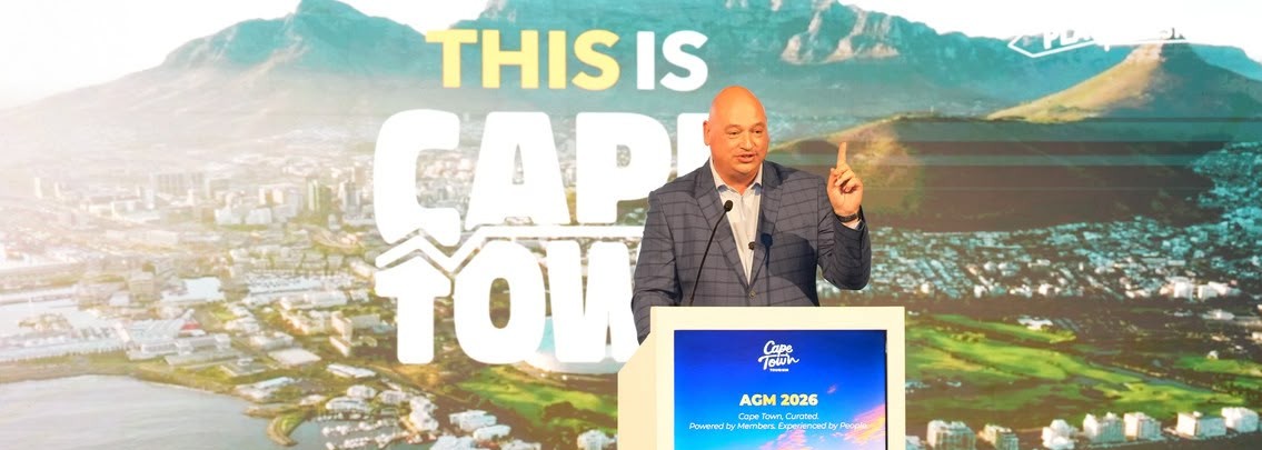 James Vos speaking at the Cape Town Tourism AGM 2026